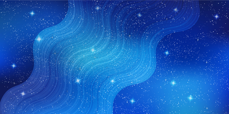 Star Festival Night sky star backgroundのイラスト素材