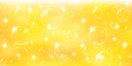 Autumn Soap Bubble Sky Background.のイラスト素材