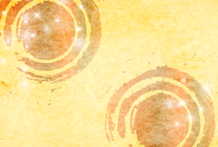 Autumn leaves fall Japanese paper backgroundのイラスト素材