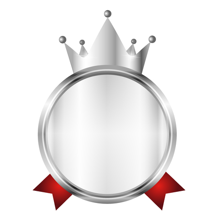 Crown medal frame iconのイラスト素材