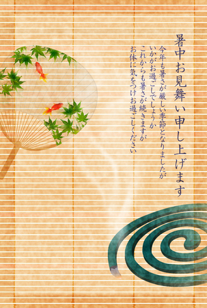 Mosquito coils blind summer backgroundのイラスト素材