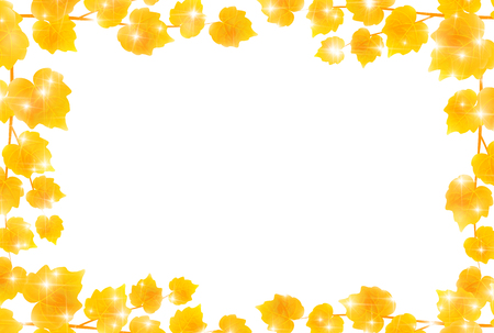Maple autumn leaf backgroundのイラスト素材