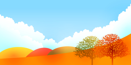 Maple autumn leaf backgroundのイラスト素材