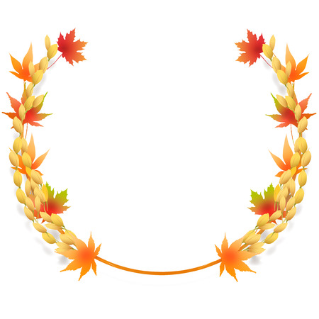 Rice fall autumn iconのイラスト素材