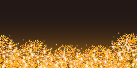 Maple autumn landscape backgroundのイラスト素材