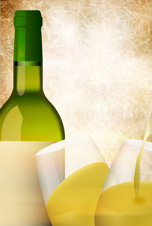 Wine grape autumn backgroundのイラスト素材