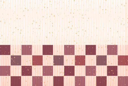 Autumn leaves fall Japanese paper backgroundのイラスト素材