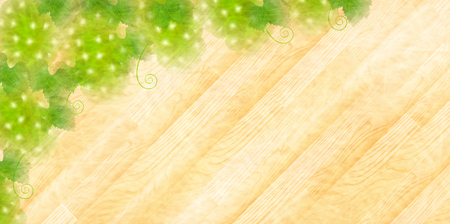 Grape fruit wood grain background design illustrationのイラスト素材