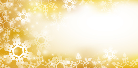 Christmas snow Winter background, vector illustration.のイラスト素材