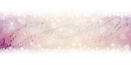 Christmas snow Winter backgroundのイラスト素材
