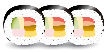 Setsubun Sushi event icon.のイラスト素材
