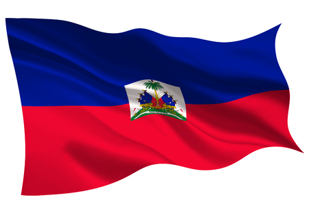Haiti national flag flag iconのイラスト素材