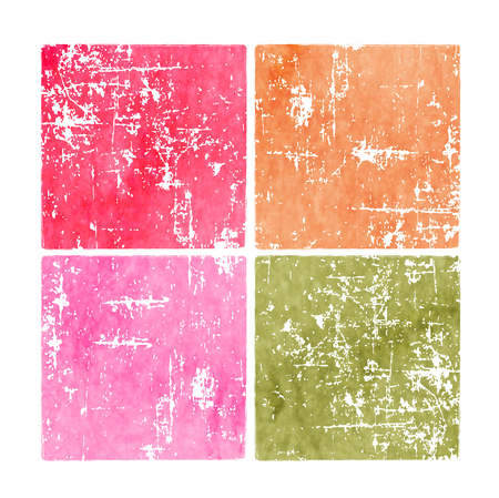 Japanese paper frame colorful iconのイラスト素材