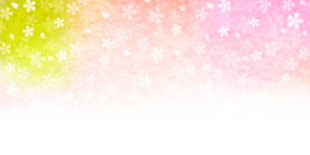 Cherry Blossoms spring Japanese paper backgroundのイラスト素材