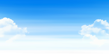 Sky cloud landscape backgroundのイラスト素材