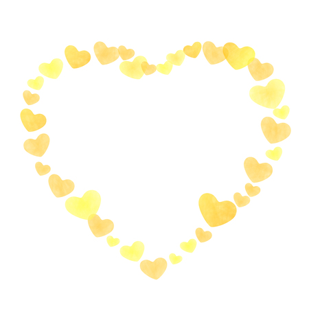 Heart Father's Day Yellow Iconのイラスト素材