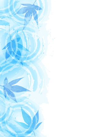 Maple leaves summer backgroundのイラスト素材
