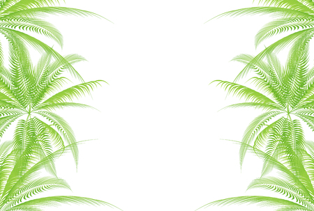 Palm summer scenery backgroundのイラスト素材