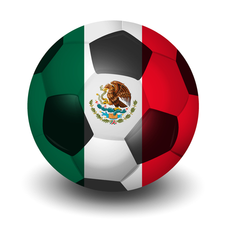 Mexican soccer country iconのイラスト素材