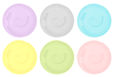 Sea and summer colorful iconのイラスト素材