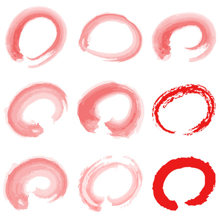 Frame red Japanese paper iconのイラスト素材