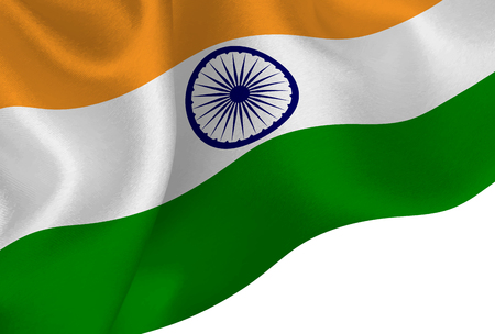 India national flag backgroundのイラスト素材
