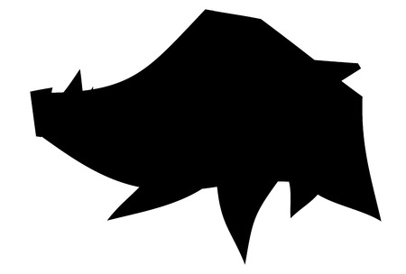 Boar New Year card Animal  iconのイラスト素材