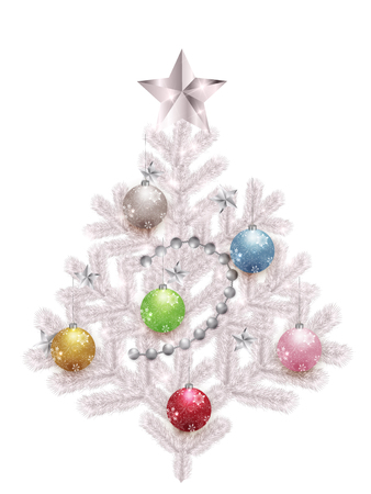 Christmas Fir Tree Winter Iconのイラスト素材