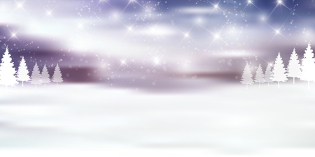 Christmas snow Winter backgroundのイラスト素材