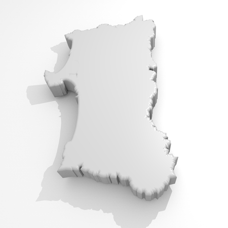 Akita map Japan iconの写真素材