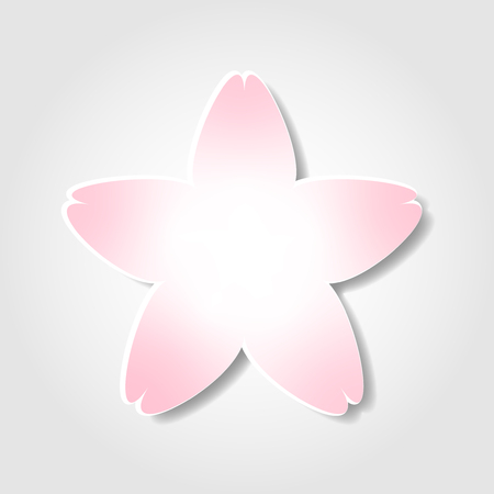 Cherry Blossom Spring Flower Iconのイラスト素材