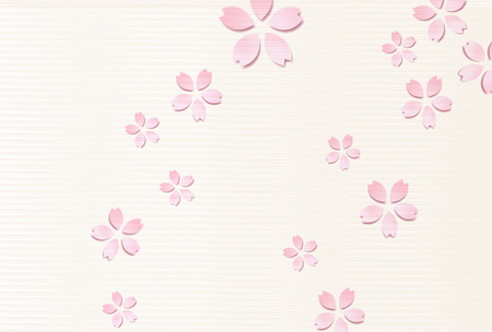 Cherry Blossom spring flower backgroundのイラスト素材