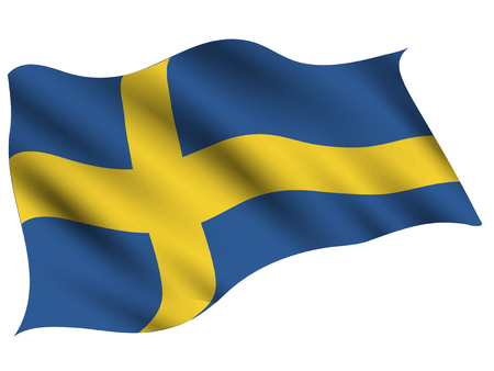 Sweden Country flag iconのイラスト素材