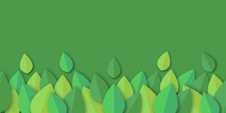 New green leaf green backgroundのイラスト素材