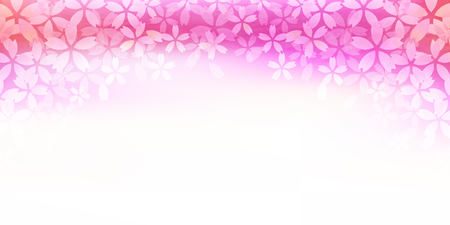 Cherry Blossom spring flower backgroundのイラスト素材