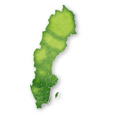 Sweden Map Frame Iconのイラスト素材