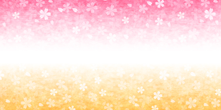 Cherry Blossom spring flower backgroundのイラスト素材