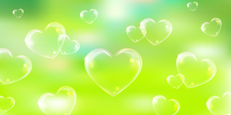New green leaf green backgroundのイラスト素材