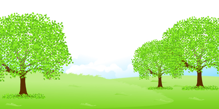 New green leaf green backgroundのイラスト素材