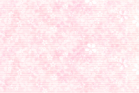 Cherry Blossom spring flower backgroundのイラスト素材