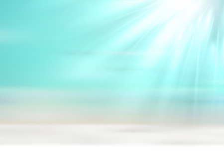 Sea summer landscape backgroundのイラスト素材