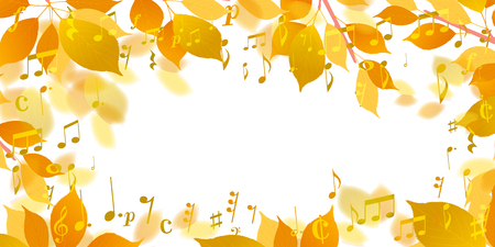 Autumn leaves leaves autumn backgroundのイラスト素材