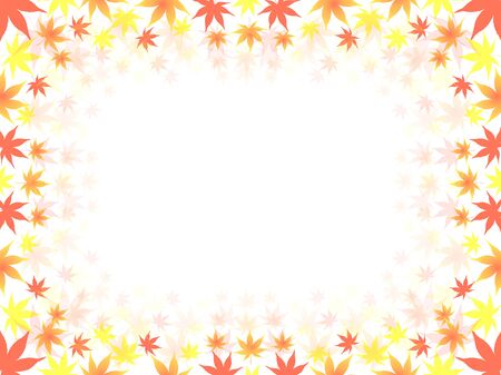 Autumn leaves maple leaves backgroundのイラスト素材