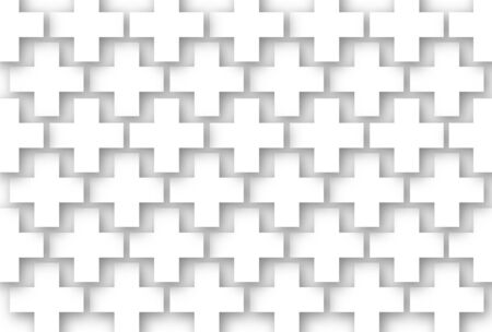 Silhouette Plus Geometric Background Textureのイラスト素材