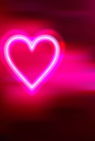 Valentine heart light pink backgroundのイラスト素材