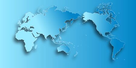 World map continent country backgroundのイラスト素材
