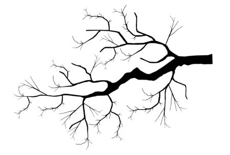 Tree branch dead tree iconのイラスト素材