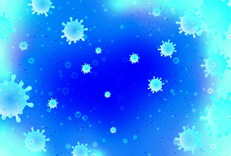 Corona virus world spread backgroundのイラスト素材