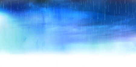 Sky watercolor rainy season backgroundのイラスト素材