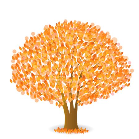 Autumn leaves Autumn maple tree iconのイラスト素材